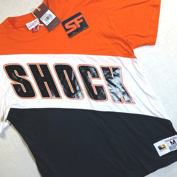 Mitchell & Ness Other - BNWT SHOCK SF Overwatch League T-Shirt M Mitchell Ness Men San Francisco ORANGE